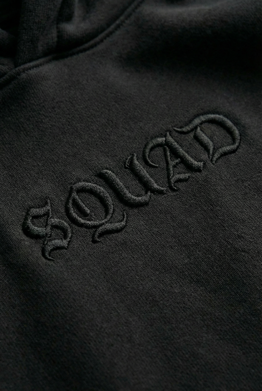 SQUAD TUFF BLK HOODIE