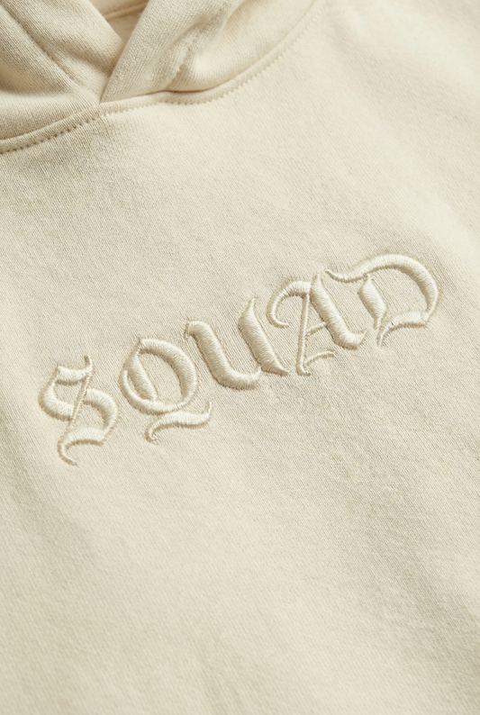 SQUAD LOWKEY CREAM HOODIE