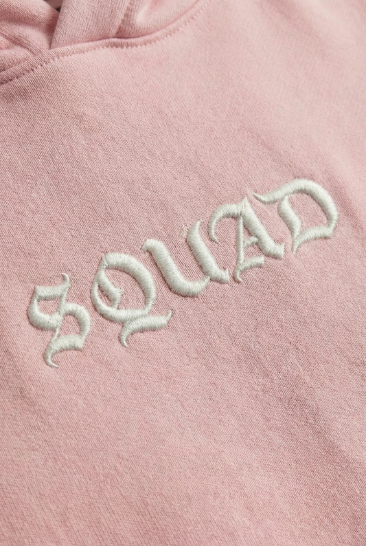 SQUAD PEAK PINK HOODIE