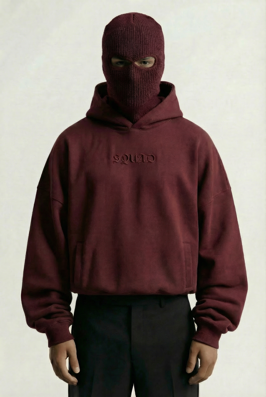 SQUAD GOATED RED HOODIE