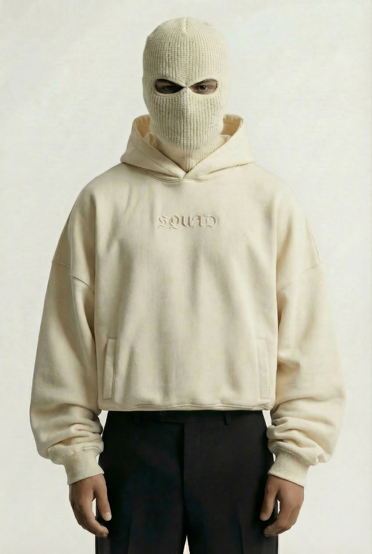 SQUAD LOWKEY CREAM HOODIE